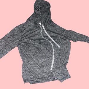 Gray Hooded Sweatshirt